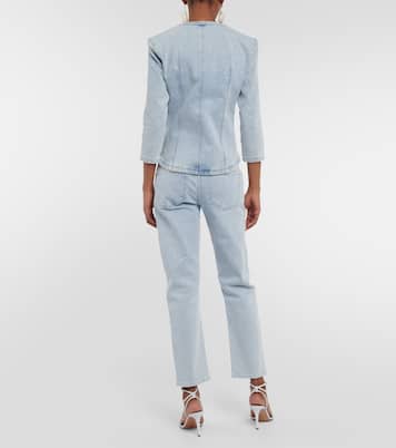 Vanio bleached denim top | Isabel Marant