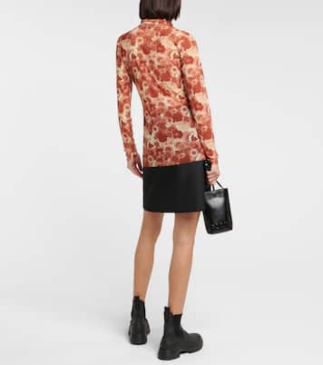 Floral turtleneck top | Ganni