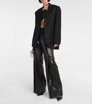 Pantalon Vortico en cuir synthétique | Aya Muse