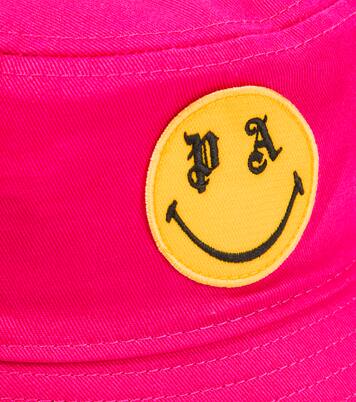 Cappello da pescatore in cotone con logo | Palm Angels Kids