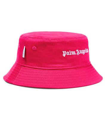 Cappello da pescatore in cotone con logo | Palm Angels Kids