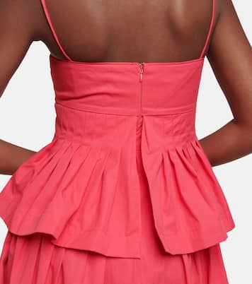 Pleated cotton midi dress | CO