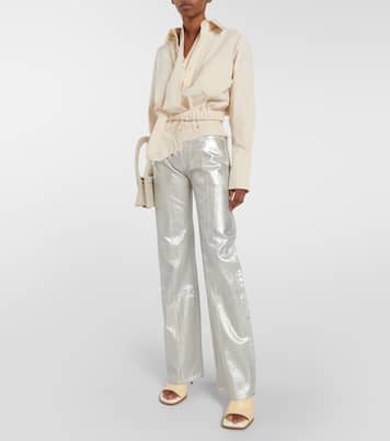 Les Mules Carrés Ronds in pelle | Jacquemus