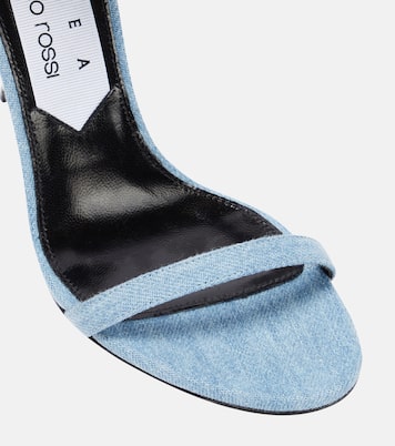 x Sergio Rossi - Sandali Shibari in denim | Area