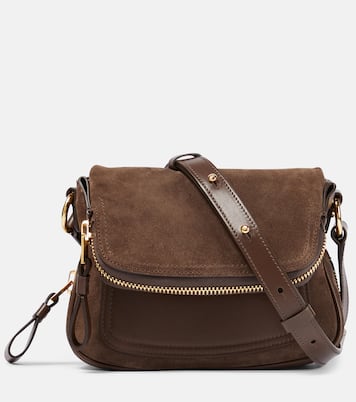 Borsa a spalla Jennifer Small in suede | Tom Ford