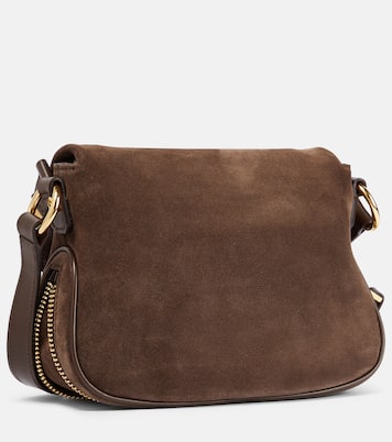 Borsa a spalla Jennifer Small in suede | Tom Ford