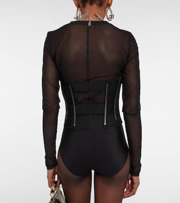 x Kim – Bustier en tulle à ornements | Dolce&Gabbana