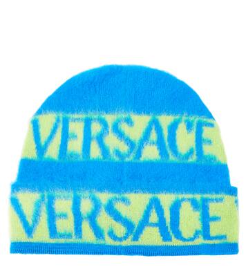 Logo wool beanie | Versace Kids