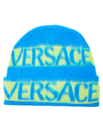 Logo wool beanie | Versace Kids