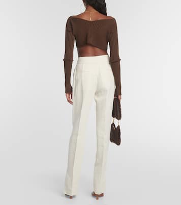 La Maille Pralu cropped cardigan | Jacquemus