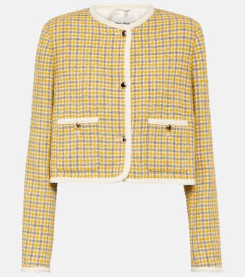 Giacca monopetto in misto lana | Miu Miu