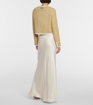 Giacca monopetto in misto lana | Miu Miu