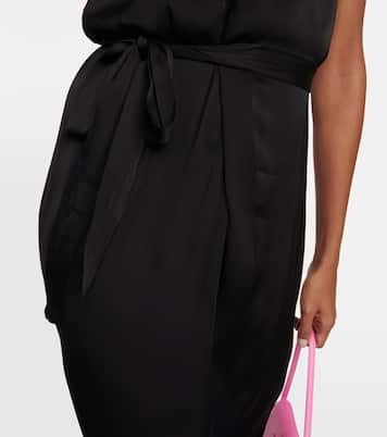Vestido midi Stephanie de cuello halter | Velvet