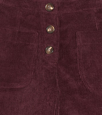 Pantaloni Alma in velluto di cotone a coste | La Coqueta