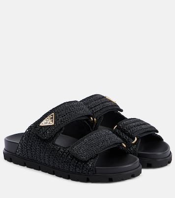 Sandalen aus Häkelstrick | Prada