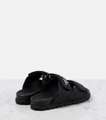 Sandalen aus Häkelstrick | Prada