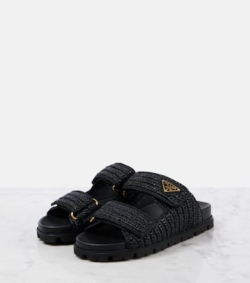 Sandalen aus Häkelstrick | Prada