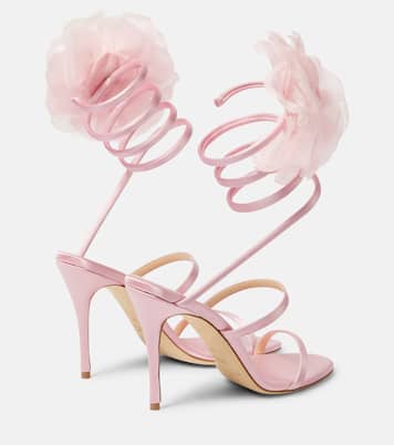 Sandales en satin à fleurs | Magda Butrym