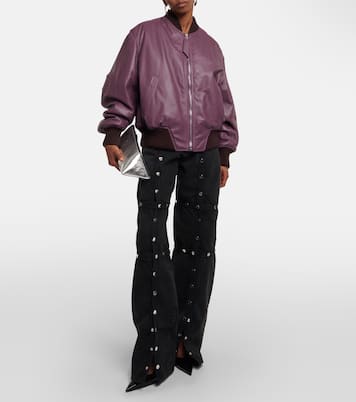 Veste bomber Anja en cuir | The Attico
