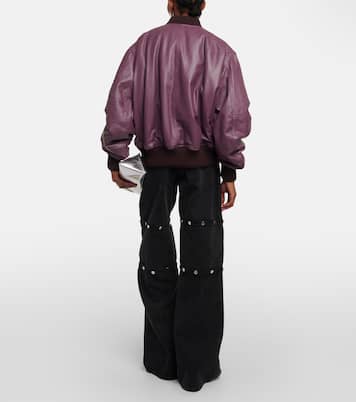 Veste bomber Anja en cuir | The Attico