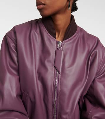 Veste bomber Anja en cuir | The Attico
