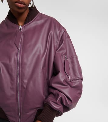 Veste bomber Anja en cuir | The Attico