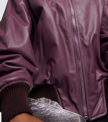 Veste bomber Anja en cuir | The Attico