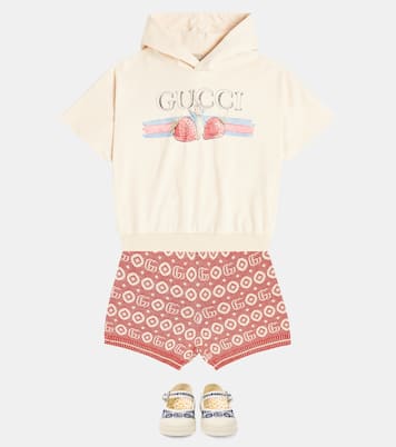x Peter Rabbit - Felpa in jersey con cappuccio | Gucci Kids