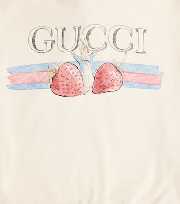 x Peter Rabbit - Felpa in jersey con cappuccio | Gucci Kids