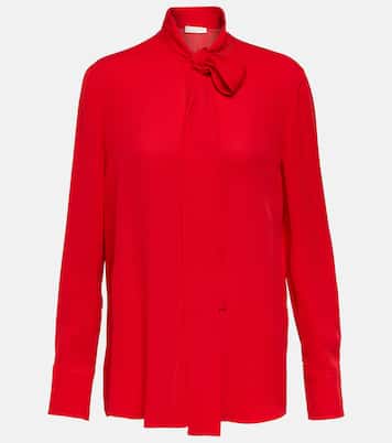 Bow-detail silk blouse | Valentino