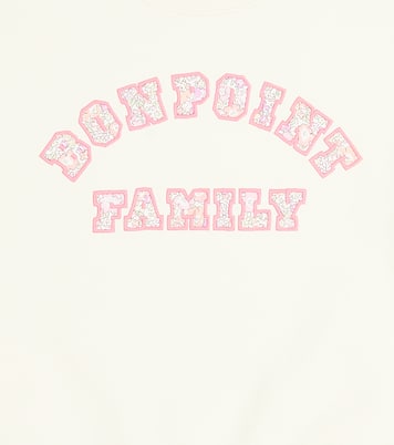 Sweatshirt Fleurette aus Baumwoll-Jersey | Bonpoint