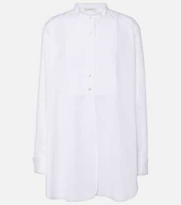 Oversize-Hemd Amalia aus Baumwollpopeline | The Row