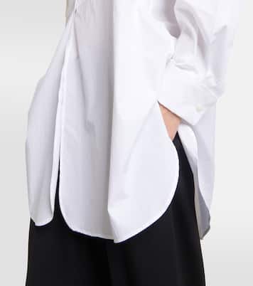 Oversize-Hemd Amalia aus Baumwollpopeline | The Row