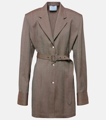 Pinstripe wool jacket | Prada