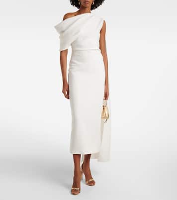 Bridal - Abito midi Maite con mantella | Roksanda