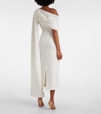 Bridal - Abito midi Maite con mantella | Roksanda