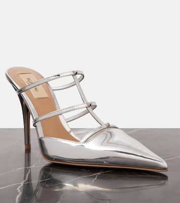 Mules Wispy Rockstud in pelle | Valentino Garavani