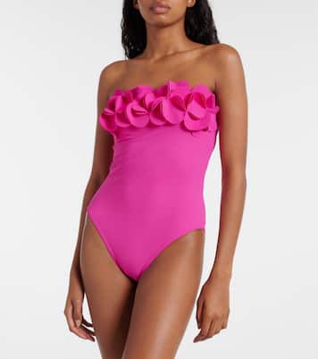 Costume intero Tess con applicazioni floreali | Karla Colletto