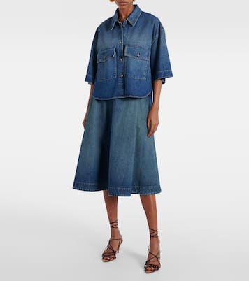 Camisa Mahsha de denim | Khaite