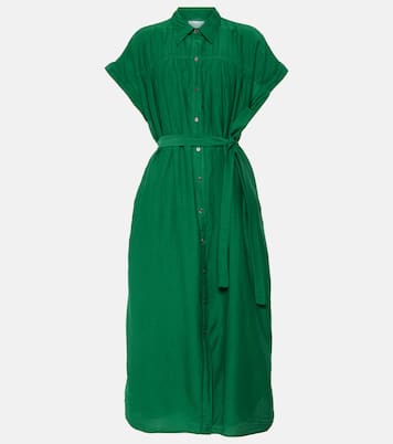 Robe chemise Marla en coton et soie | Velvet
