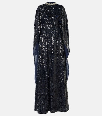 Abito lungo con paillettes | Erdem
