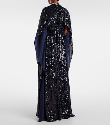 Abito lungo con paillettes | Erdem