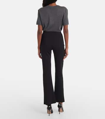 Scuba high-rise flared pants | Wolford