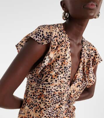 Robe midi Lyndsay imprimée | Isabel Marant