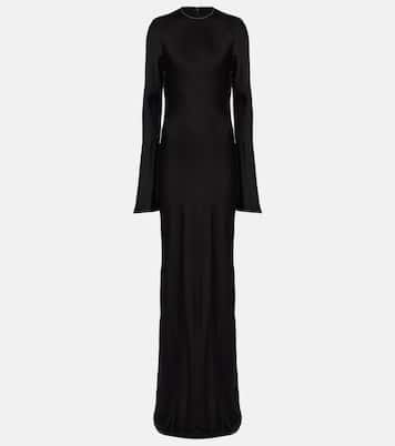 Robe longue en satin | Rotate