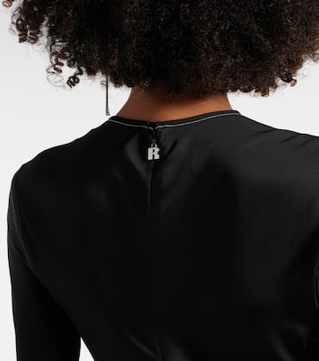 Robe longue en satin | Rotate