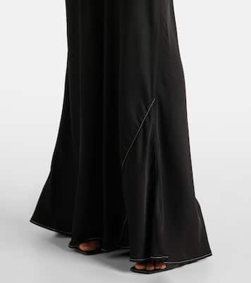 Robe longue en satin | Rotate
