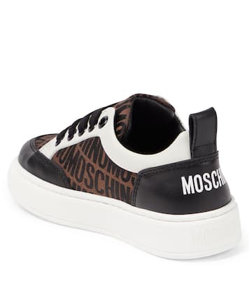 Sneakers mit Leder | Moschino Kids