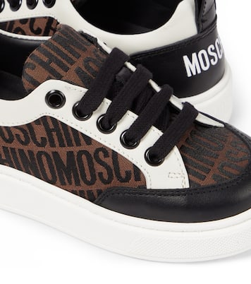 Sneakers mit Leder | Moschino Kids