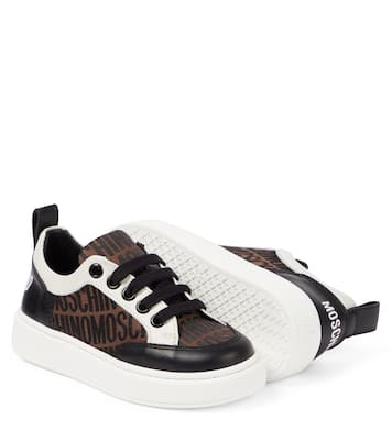 Sneakers mit Leder | Moschino Kids